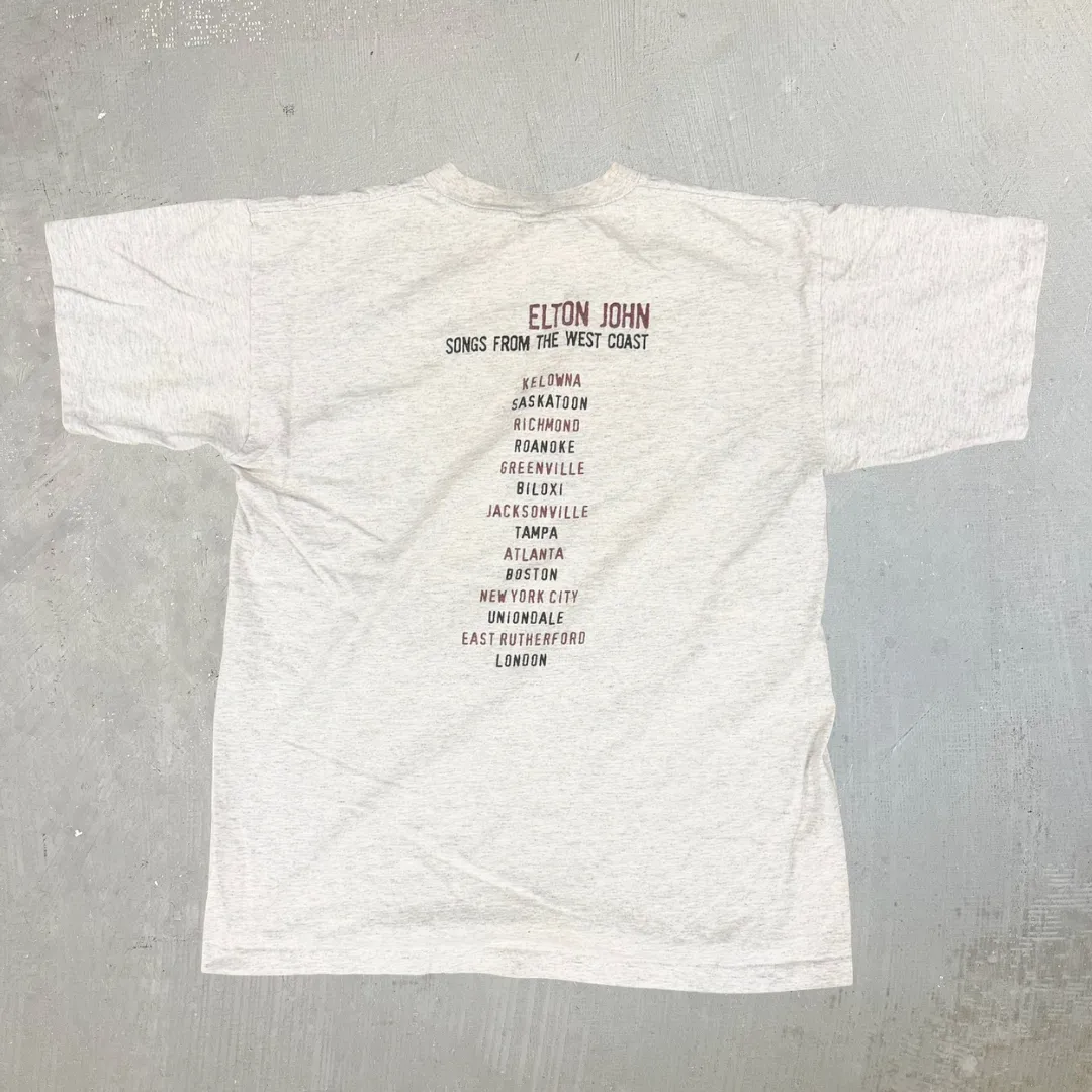 J- Vintage '01 Elton John Picture Songs From The West Coast Tee - L sold by HG Vintage product image thumbnail 3