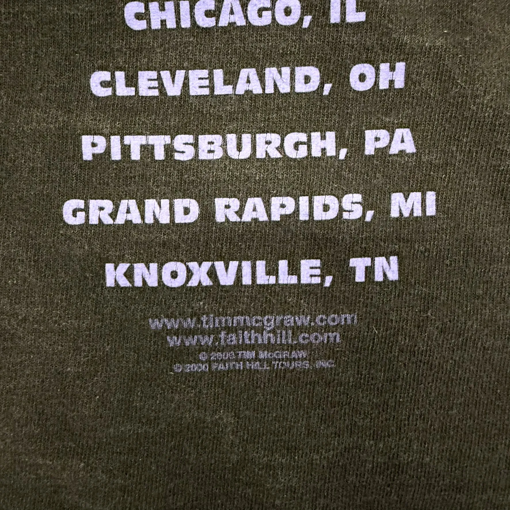 J- Vintage '00 Tim McGraw & Faith Hill Soul 2 Soul Tour Made In USA Tee - XL sold by HG Vintage product image thumbnail 5