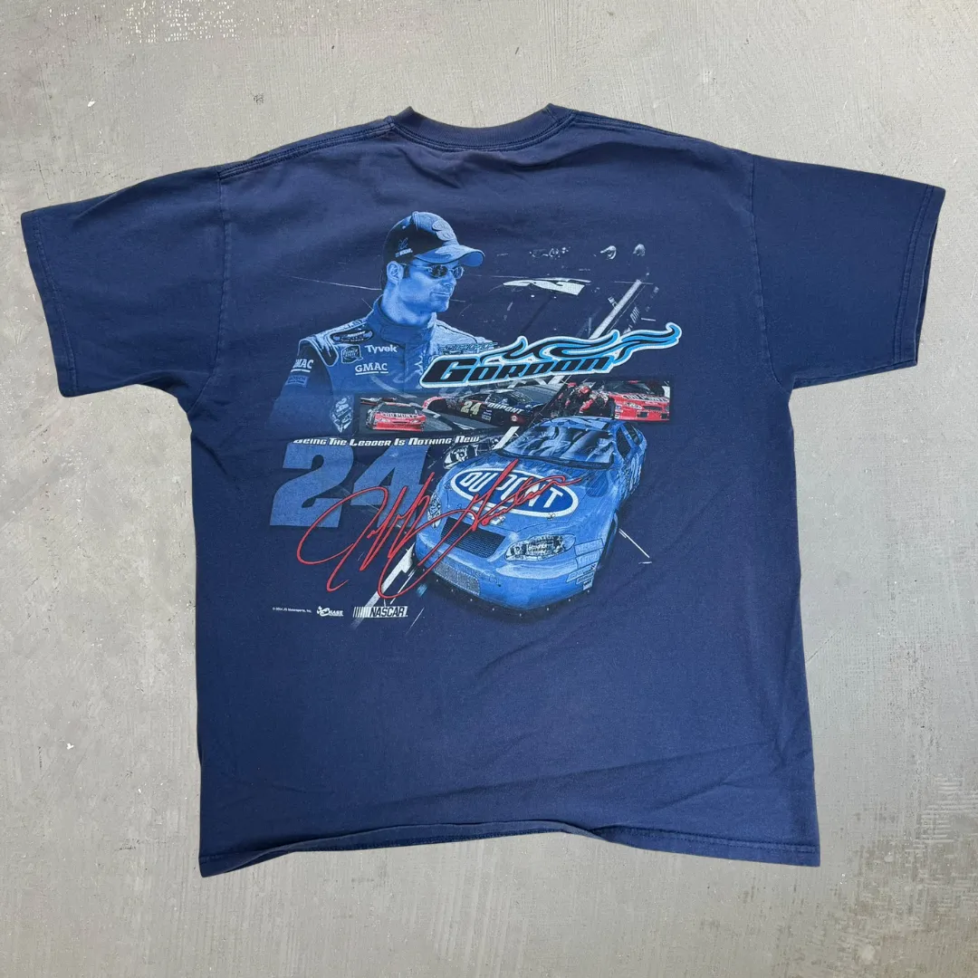 J- Vintage '04 Nascar Jeff Gordon Text Graphic Tee - M sold by HG Vintage product image thumbnail 3