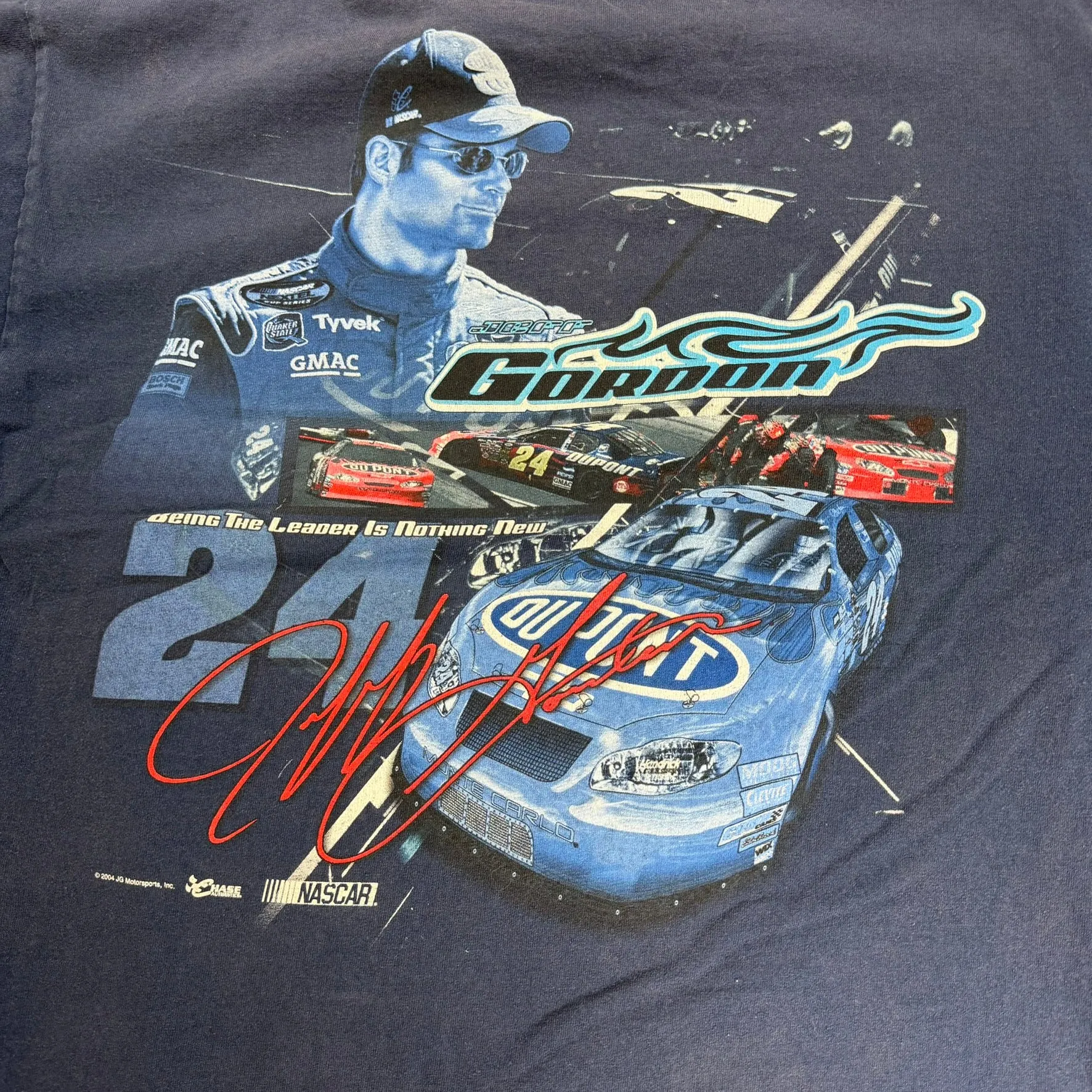 J- Vintage '04 Nascar Jeff Gordon Text Graphic Tee - M sold by HG Vintage product image thumbnail 4