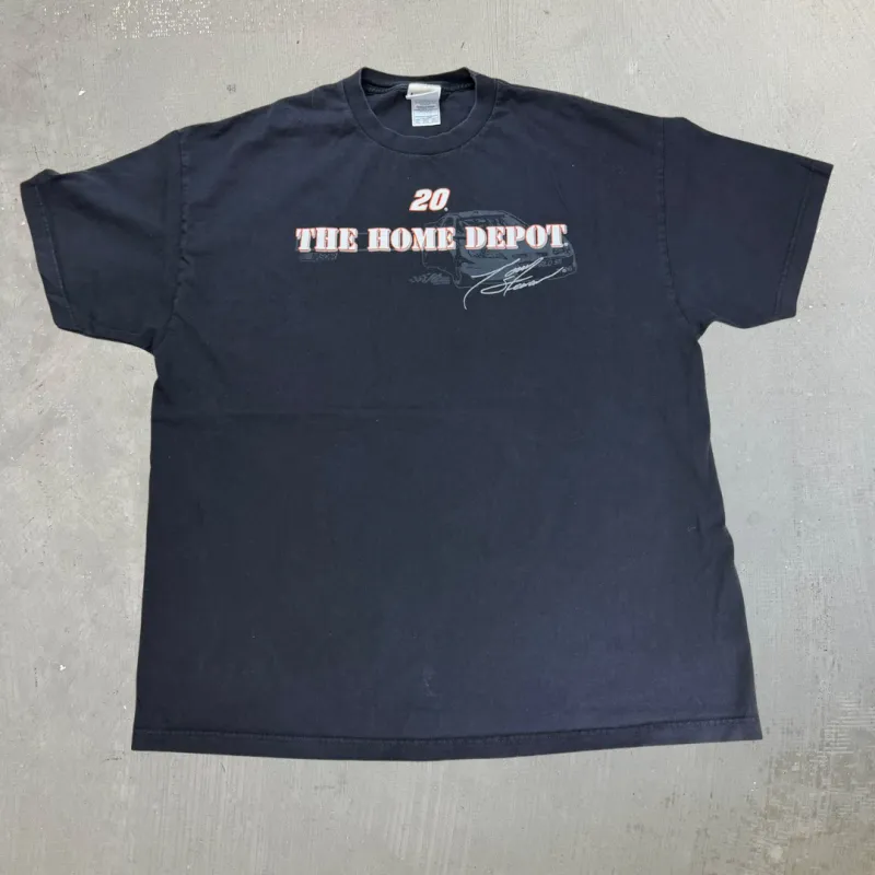 J- Vintage Nascar Tony Stewart Home Depot Text Tee - 2XL made by Nascar