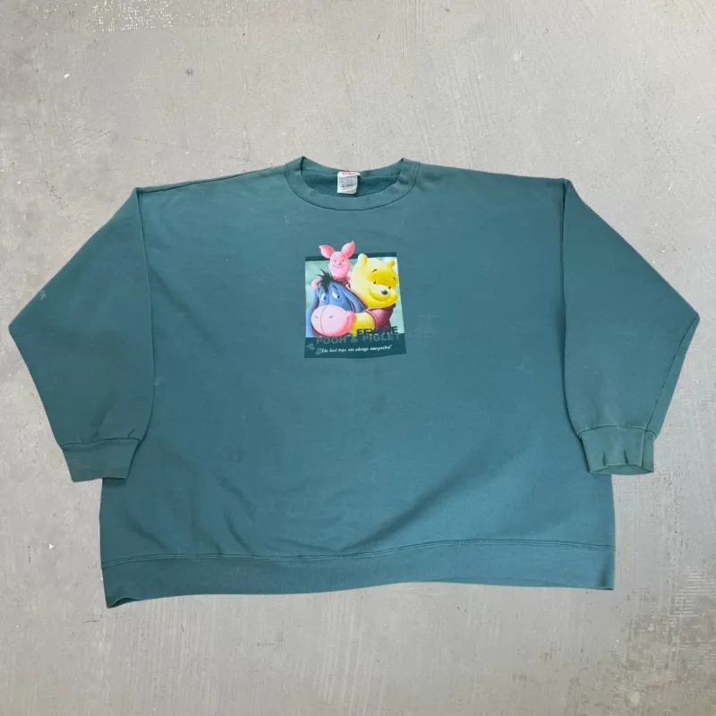 J- Vintage Disney Pooh Eeyore & Piglet Graphic Crewneck - 4XL sold by HG Vintage