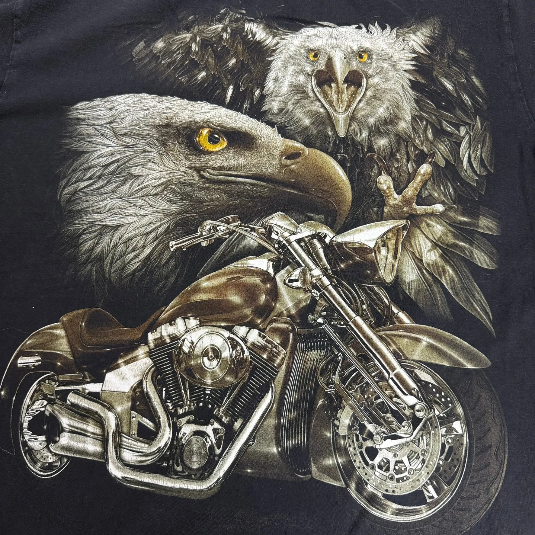 J- Vintage Jay Rock Eagles & Motorcycle Graphic Tee - XL sold by HG Vintage product image thumbnail 2