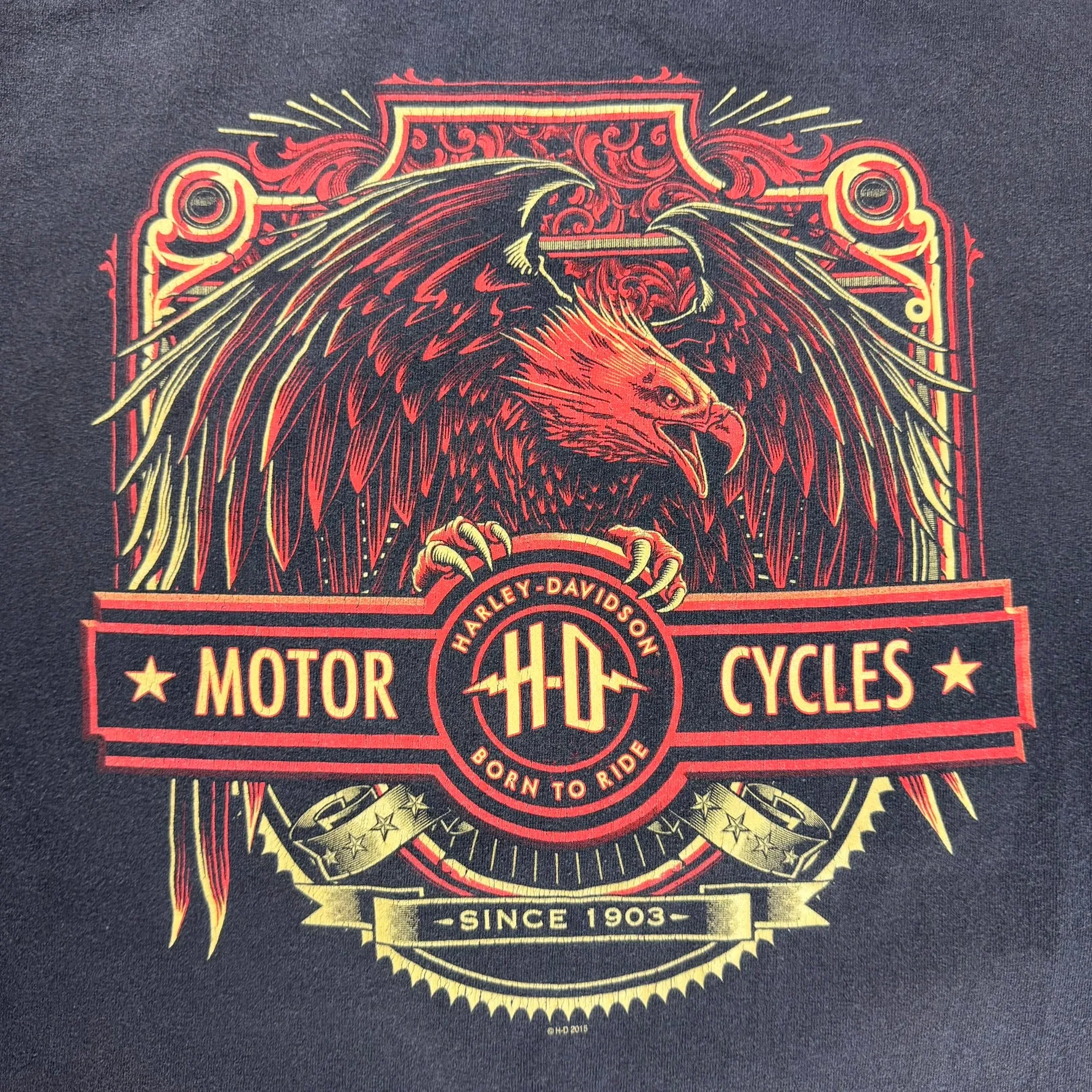 J- '15 Harley Davidson Gettysburg Graphic Tee - 2XL sold by HG Vintage product image thumbnail 2