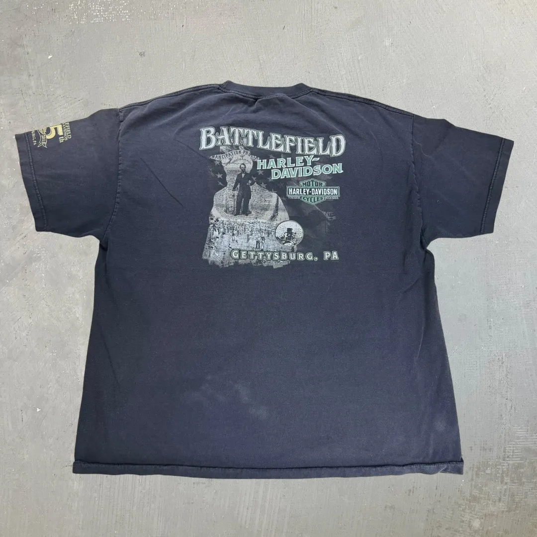 J- '15 Harley Davidson Gettysburg Graphic Tee - 2XL sold by HG Vintage product image thumbnail 3