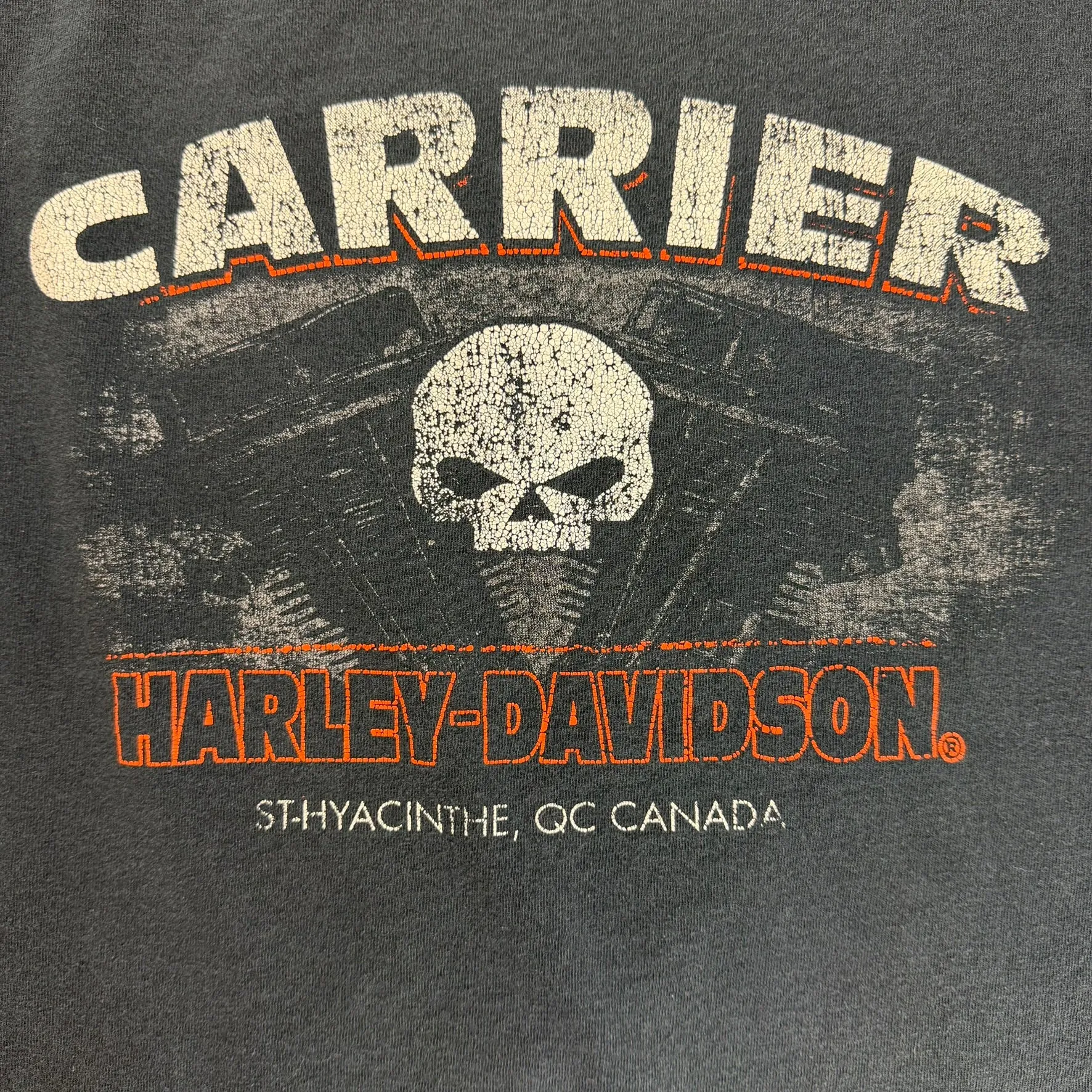 J- Vintage Harley Davidson St-Hyacinthe Quebec Graphic Tee - L sold by HG Vintage product image thumbnail 4