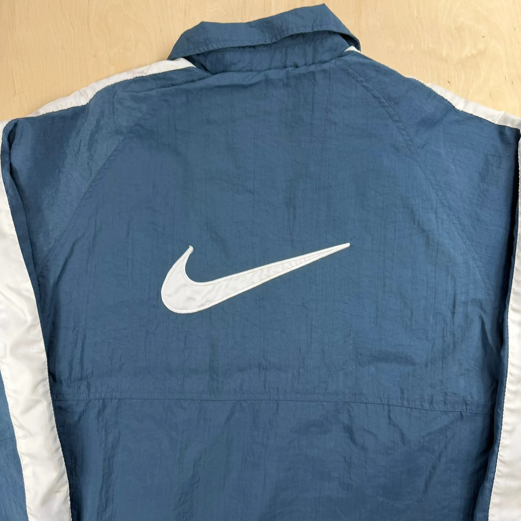 J- Vintage Nike Embroidered Text Light Blue Zip Up Lightweight Jacket - 2XL sold by HG Vintage product image thumbnail 4