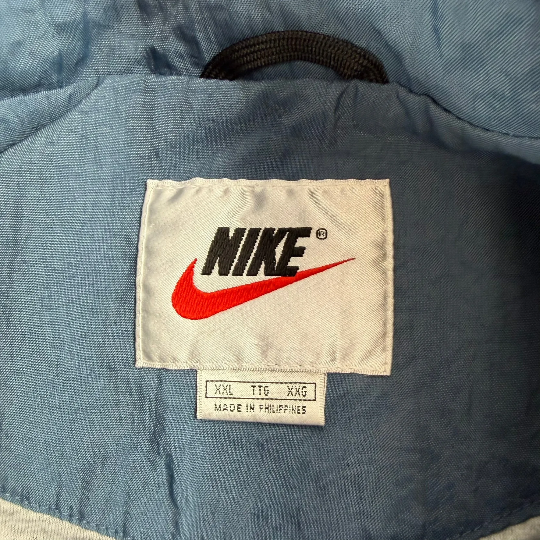 J- Vintage Nike Embroidered Text Light Blue Zip Up Lightweight Jacket - 2XL sold by HG Vintage product image thumbnail 5