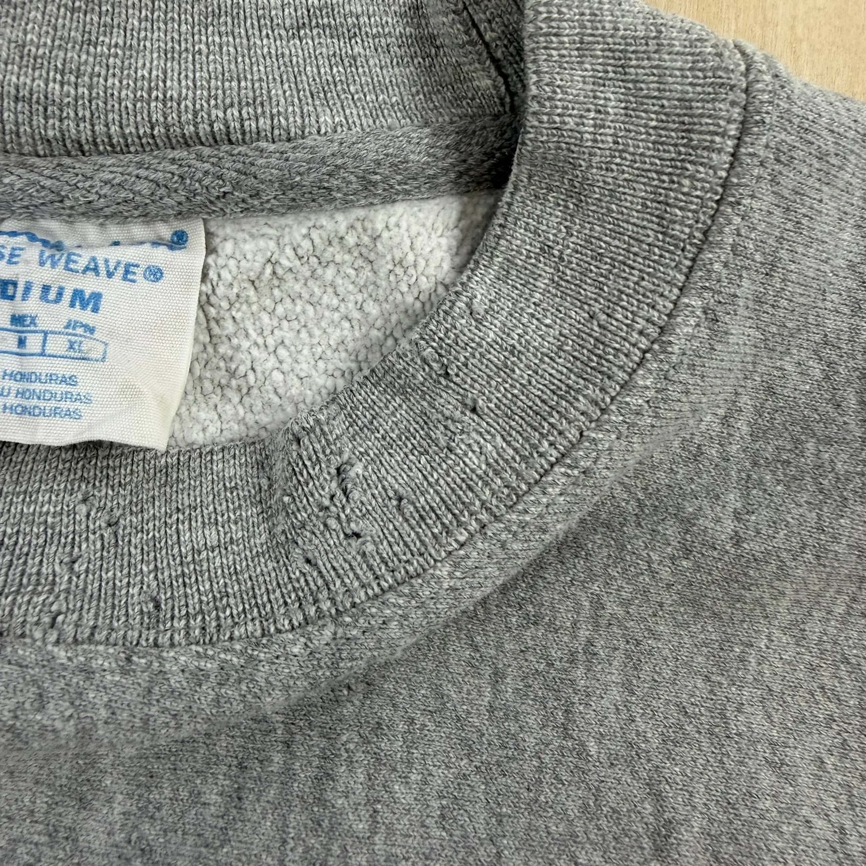 J- Vintage Champion Reverse Weave Embroidered Chenille Text Crewneck - M sold by HG Vintage product image thumbnail 5