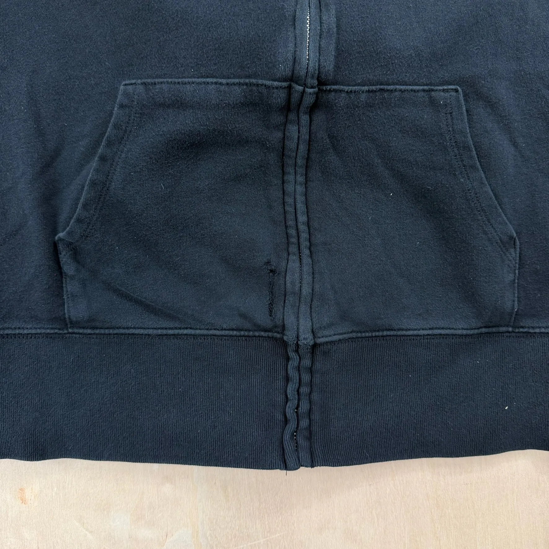 J- Vintage Gap Sweats Black Zip Up Hoodie - M sold by HG Vintage product image thumbnail 4