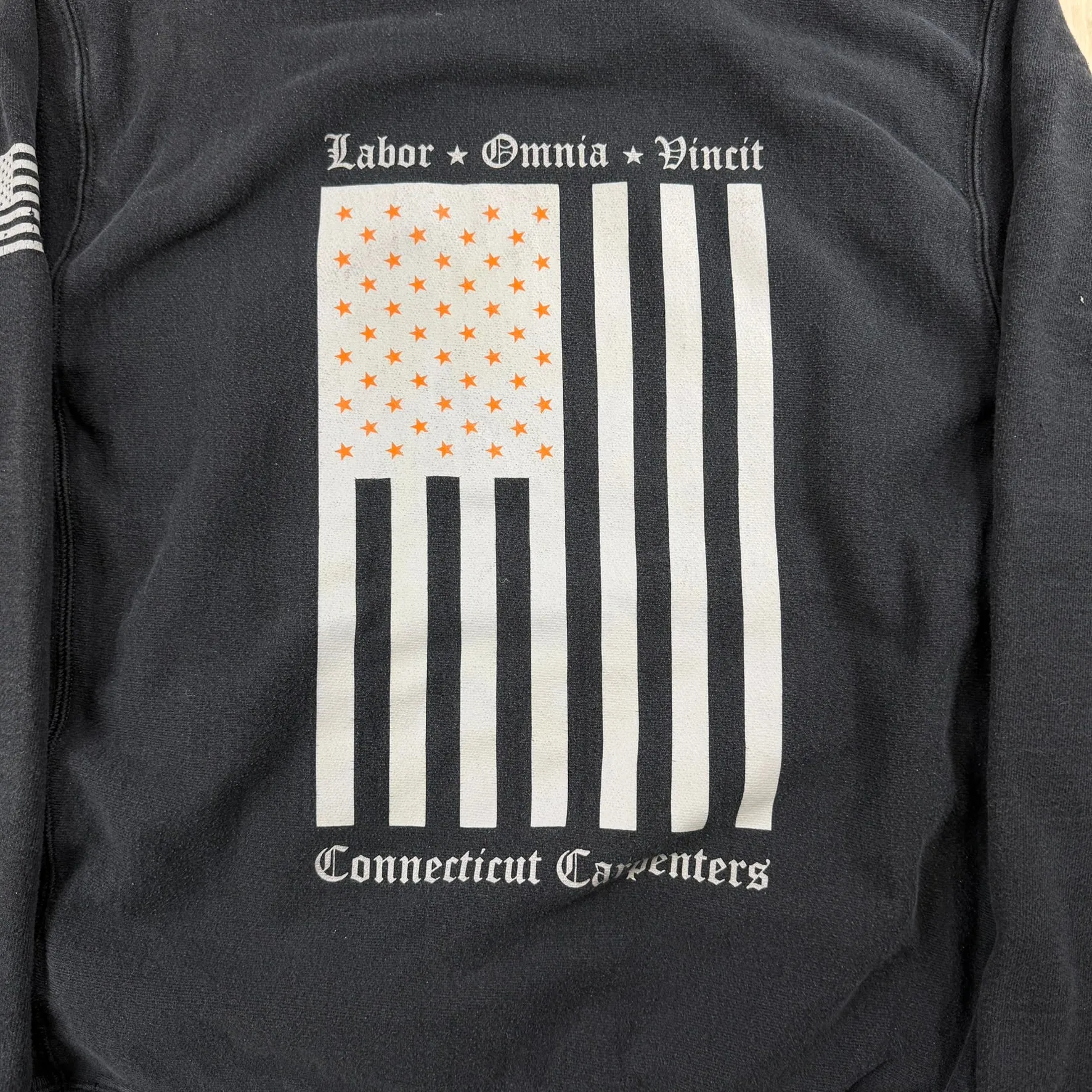 J- Vintage Champion Reverse Weave Connecticut Carpenters Hoodie - M sold by HG Vintage product image thumbnail 5