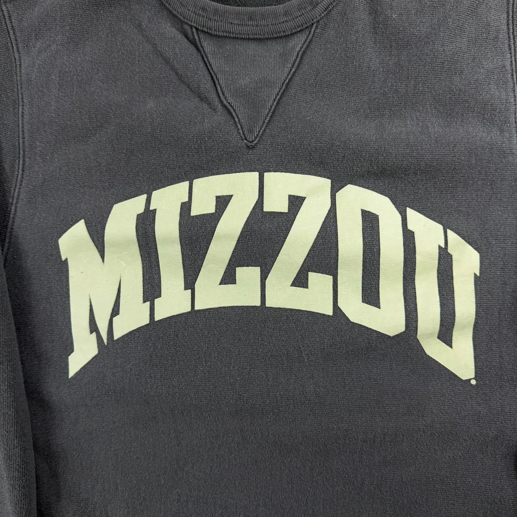 J- Vintage Champion Reverse Weave Mizzou Text Crewneck - S sold by HG Vintage product image thumbnail 2