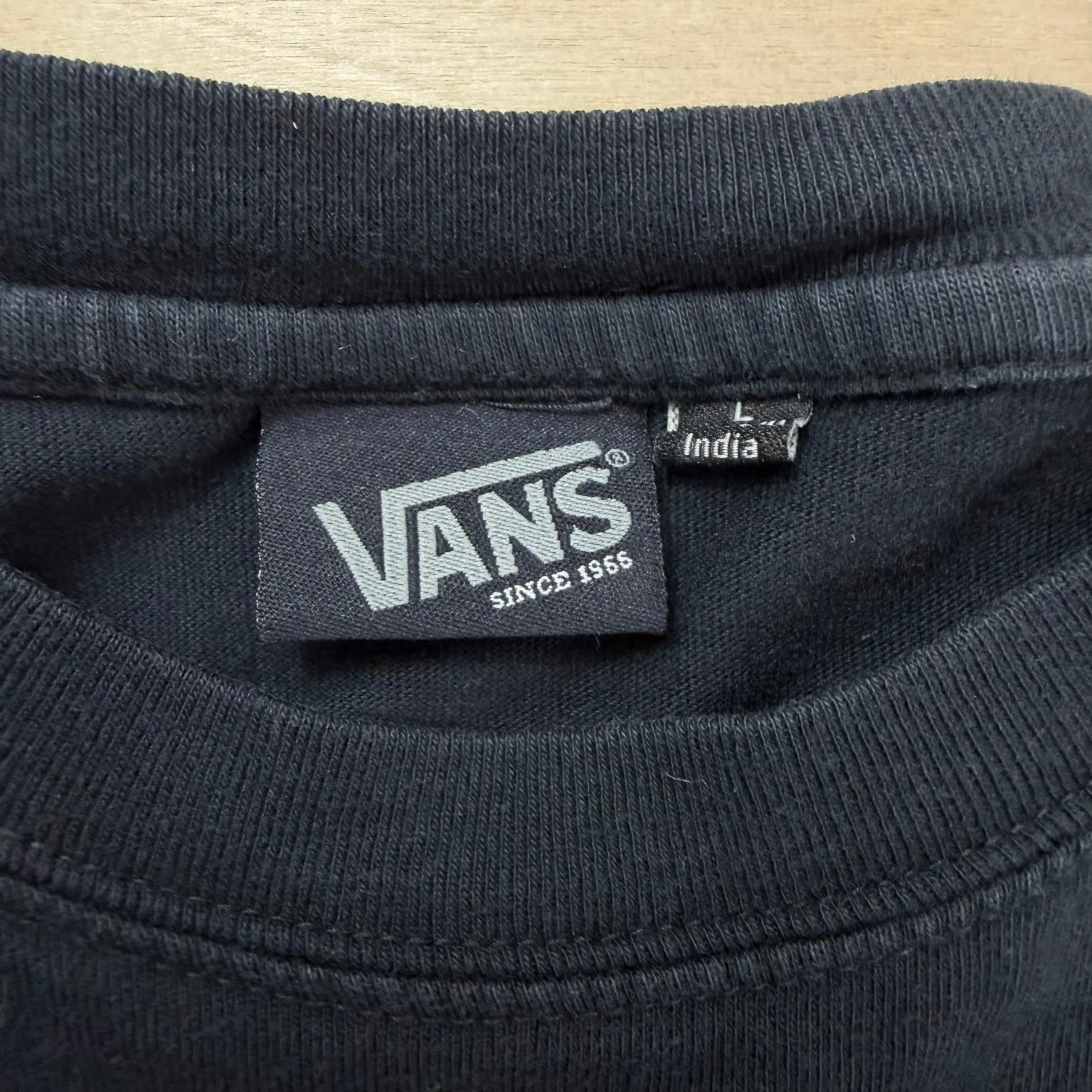 J- Vans Skateboard & Wings Graphic Waffle Long Sleeve Two Piece Tee - L sold by HG Vintage product image thumbnail 3