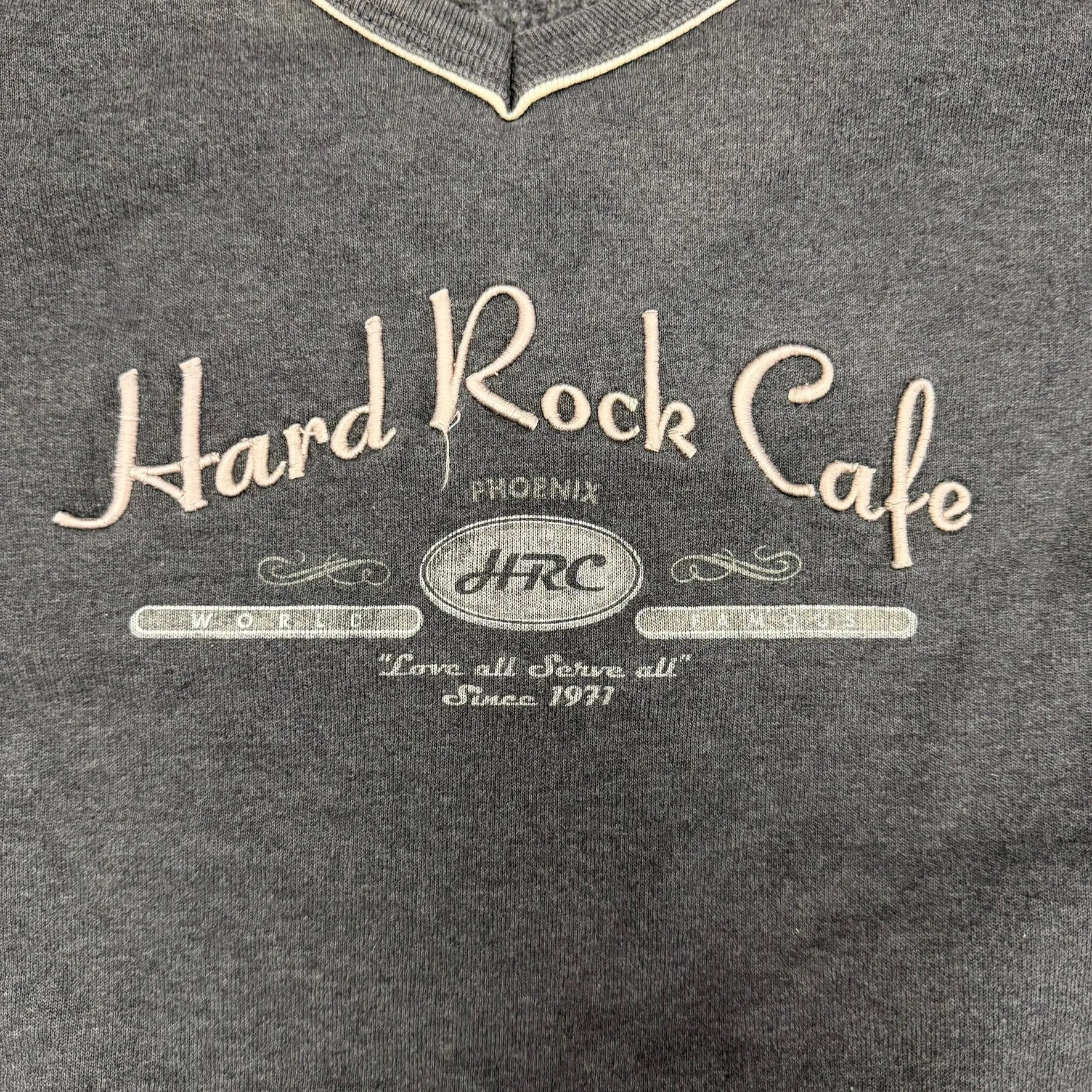 J- Vintage Wmn's Hard Rock Cafe Phoenix Graphic Made In USA Cropped Crewneck - M sold by HG Vintage product image thumbnail 2