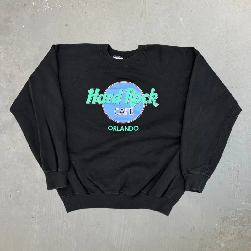 J- Vintage Hard Rock Cafe Orlando Graphic Made In USA Crewneck - L sold by HG Vintage