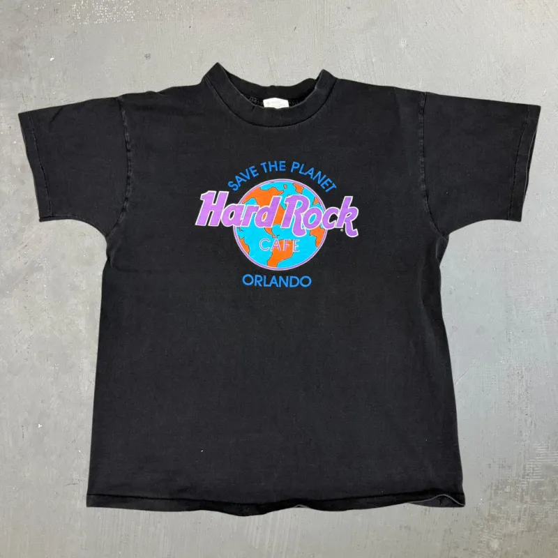 J- Vintage Hard Rock Cafe Orlando Graphic Single Stitch Tee - L sold by HG Vintage