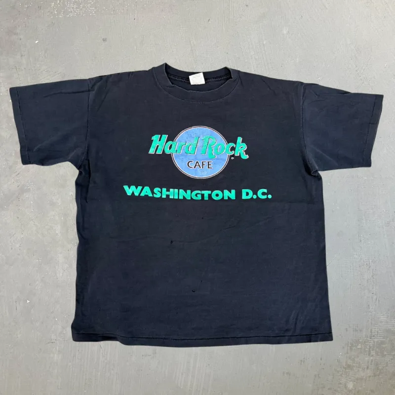 J- Vintage Hard Rock Cafe Washington DC Graphic Single Stitch Tee - XL sold by HG Vintage