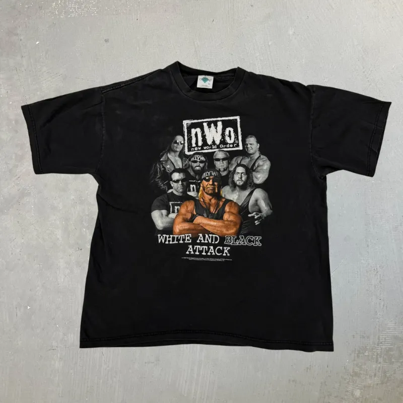 J- Vintage '98 WWE New World Order Picture Tee - XL made by HG Vintage
