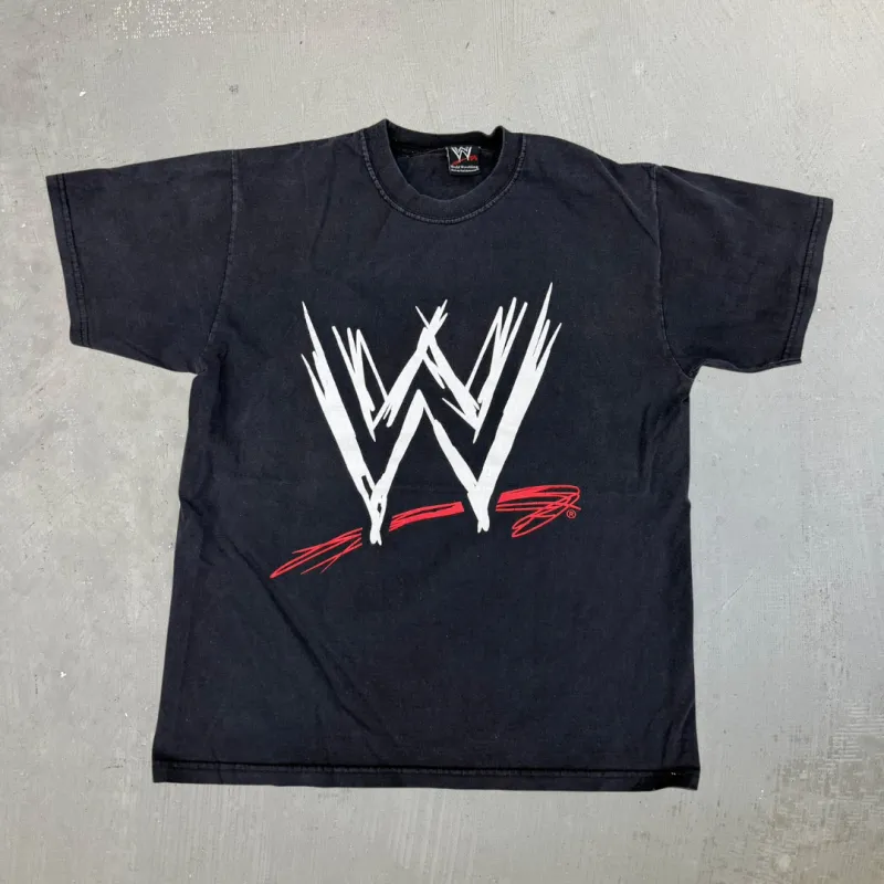 J- Vintage '09 WWE Logo Tee - L sold by HG Vintage