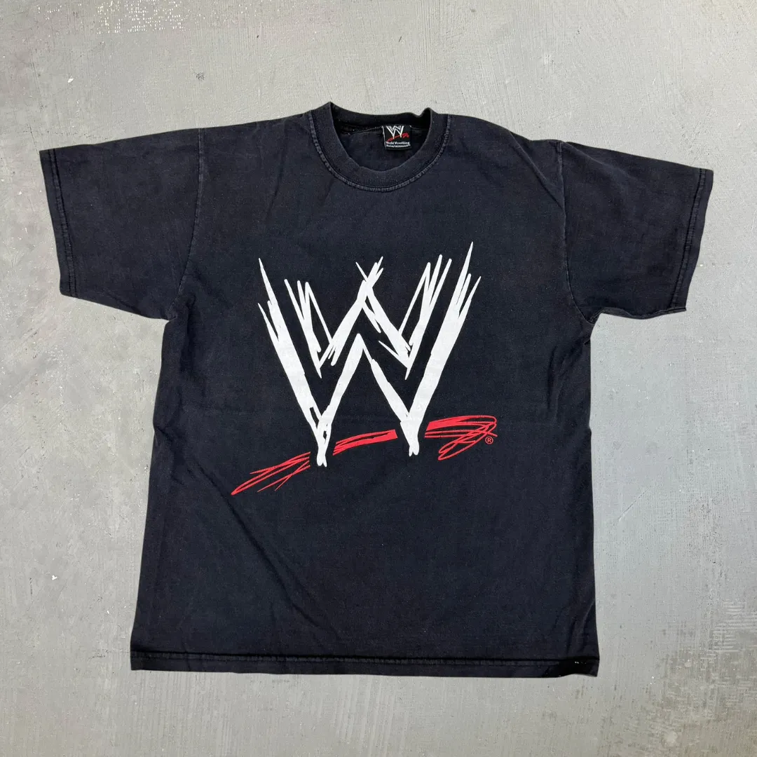 J- Vintage '09 WWE Logo Tee - L sold by HG Vintage
