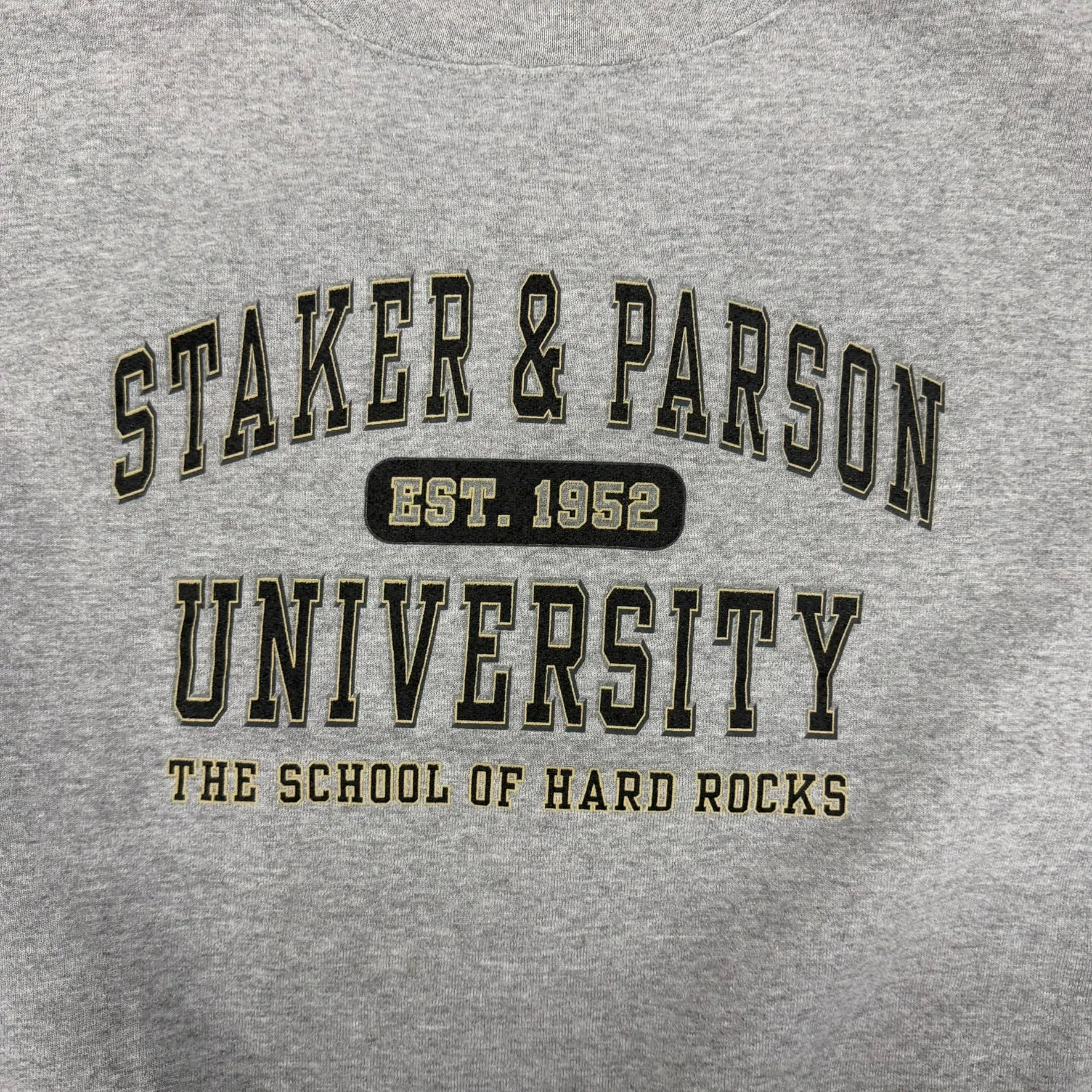 J- Vintage Staker & Parson University Text Jansport Made In USA Crewneck - 2XL sold by HG Vintage product image thumbnail 2