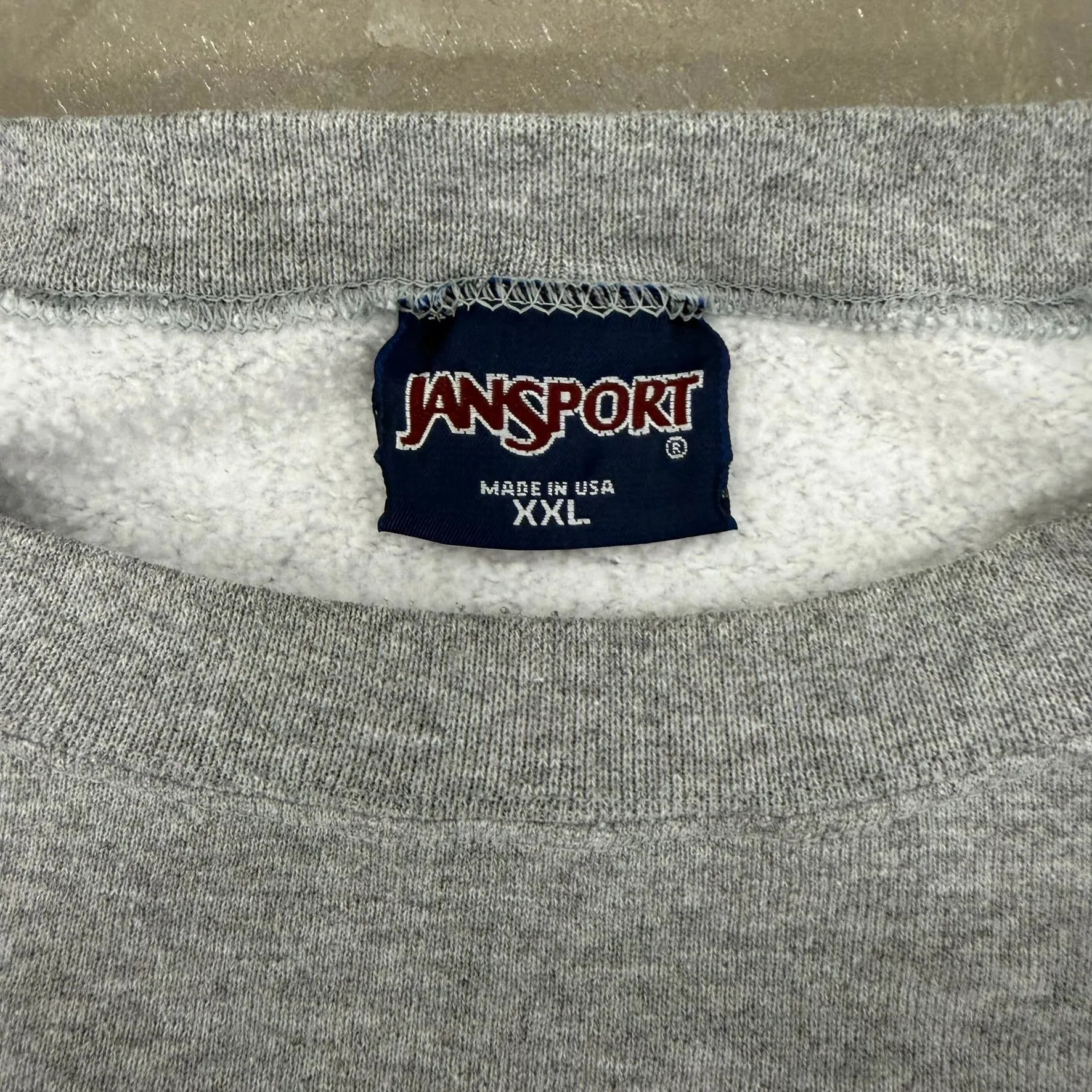 J- Vintage Staker & Parson University Text Jansport Made In USA Crewneck - 2XL sold by HG Vintage product image thumbnail 3