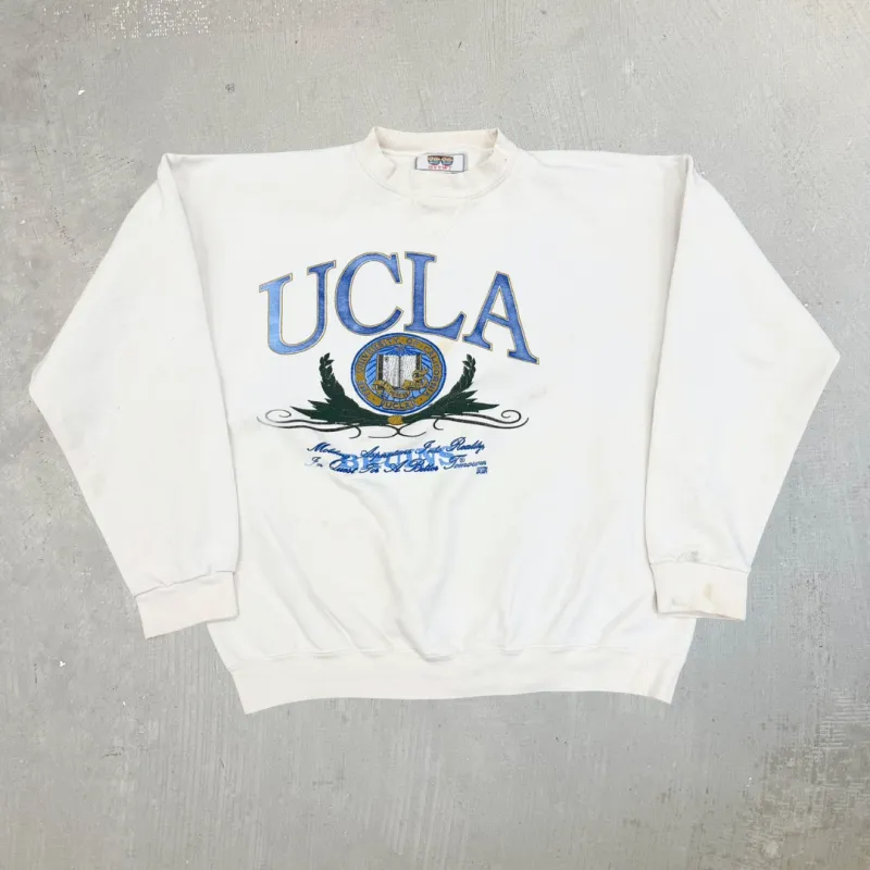J- Vintage UCLA Text & Graphic Made In USA Crewneck - XL made by HG Vintage
