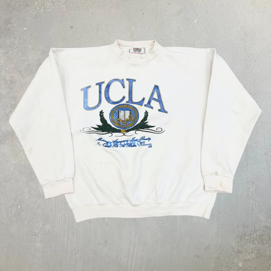 J- Vintage UCLA Text & Graphic Made In USA Crewneck - XL sold by HG Vintage