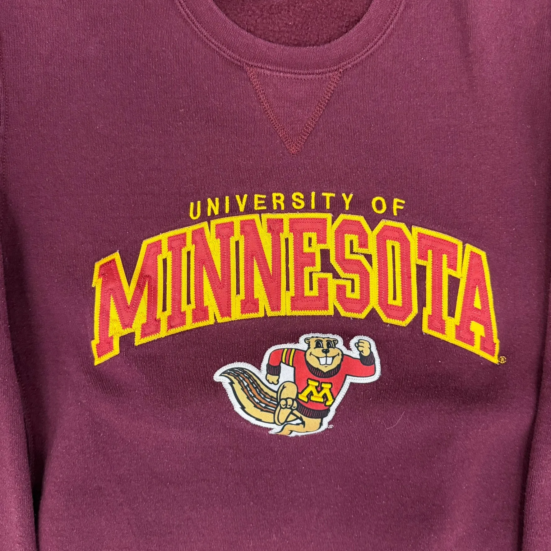 J- Vintage University Of Minnesota Embroidered Mascot & Text Crewneck - M sold by HG Vintage product image thumbnail 2