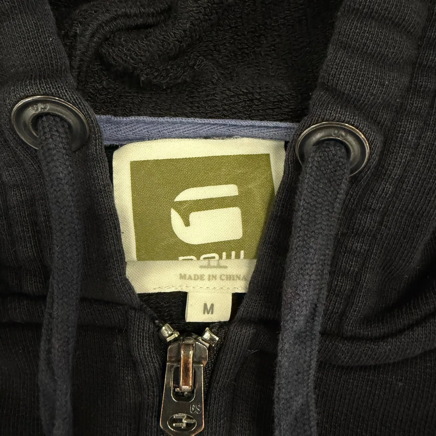 J- Vintage G Star Raw Cargo Line Black Zip Up Hoodie - M sold by HG Vintage product image thumbnail 3