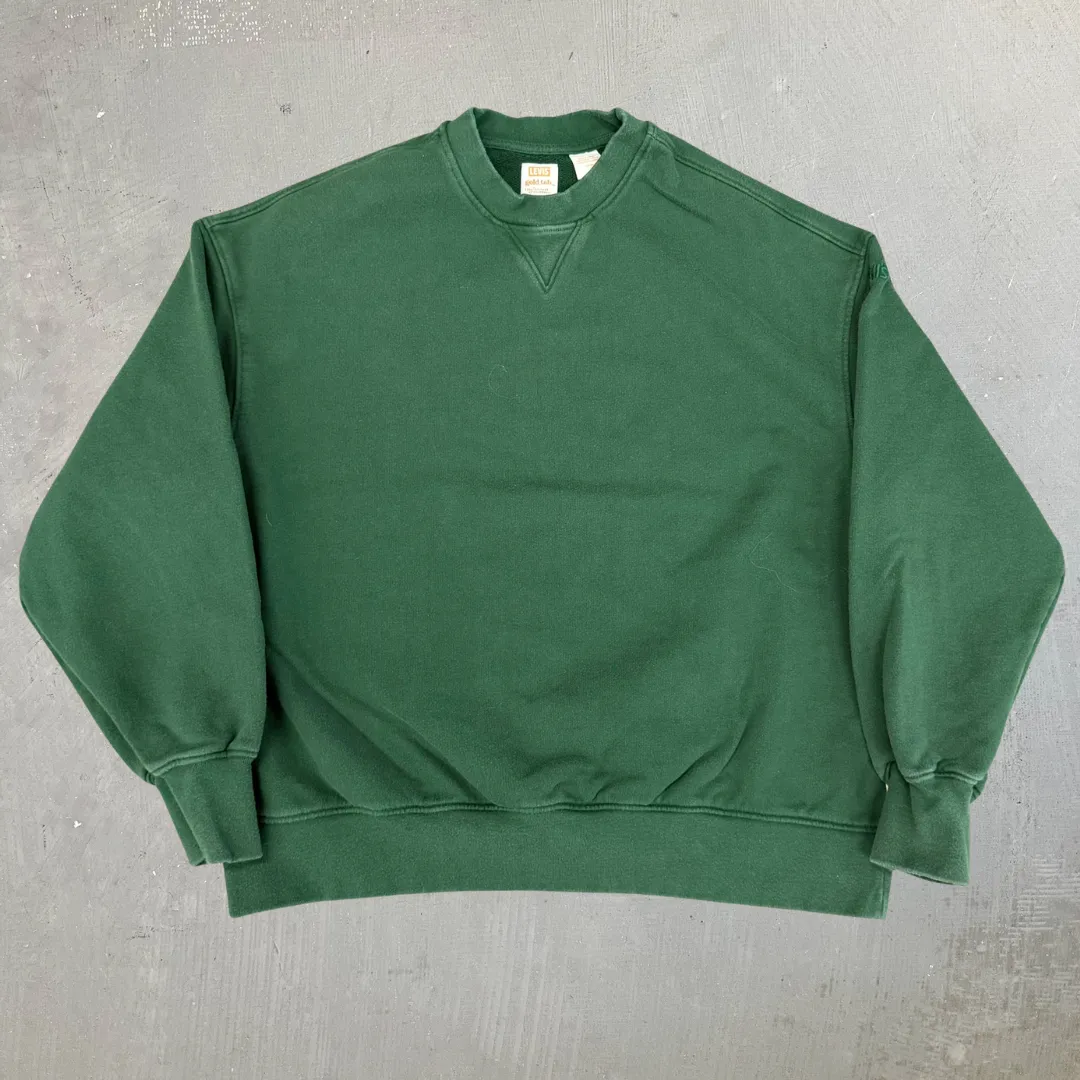 J- Levi's Gold Tab Blank Green Crewneck - S sold by HG Vintage