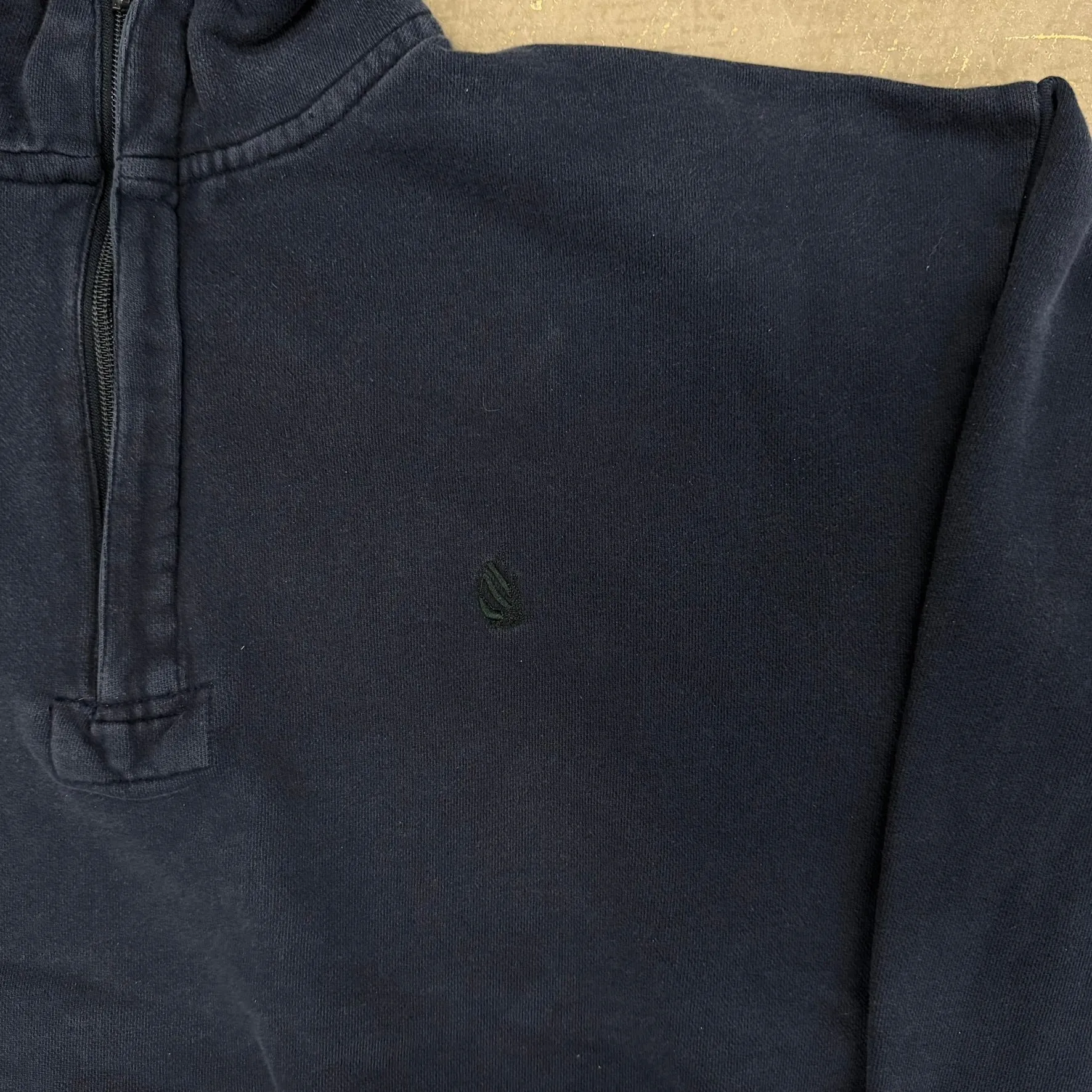 J- Vintage Nautica Navy Quarter Zip Crewneck - 2XL sold by HG Vintage product image thumbnail 2