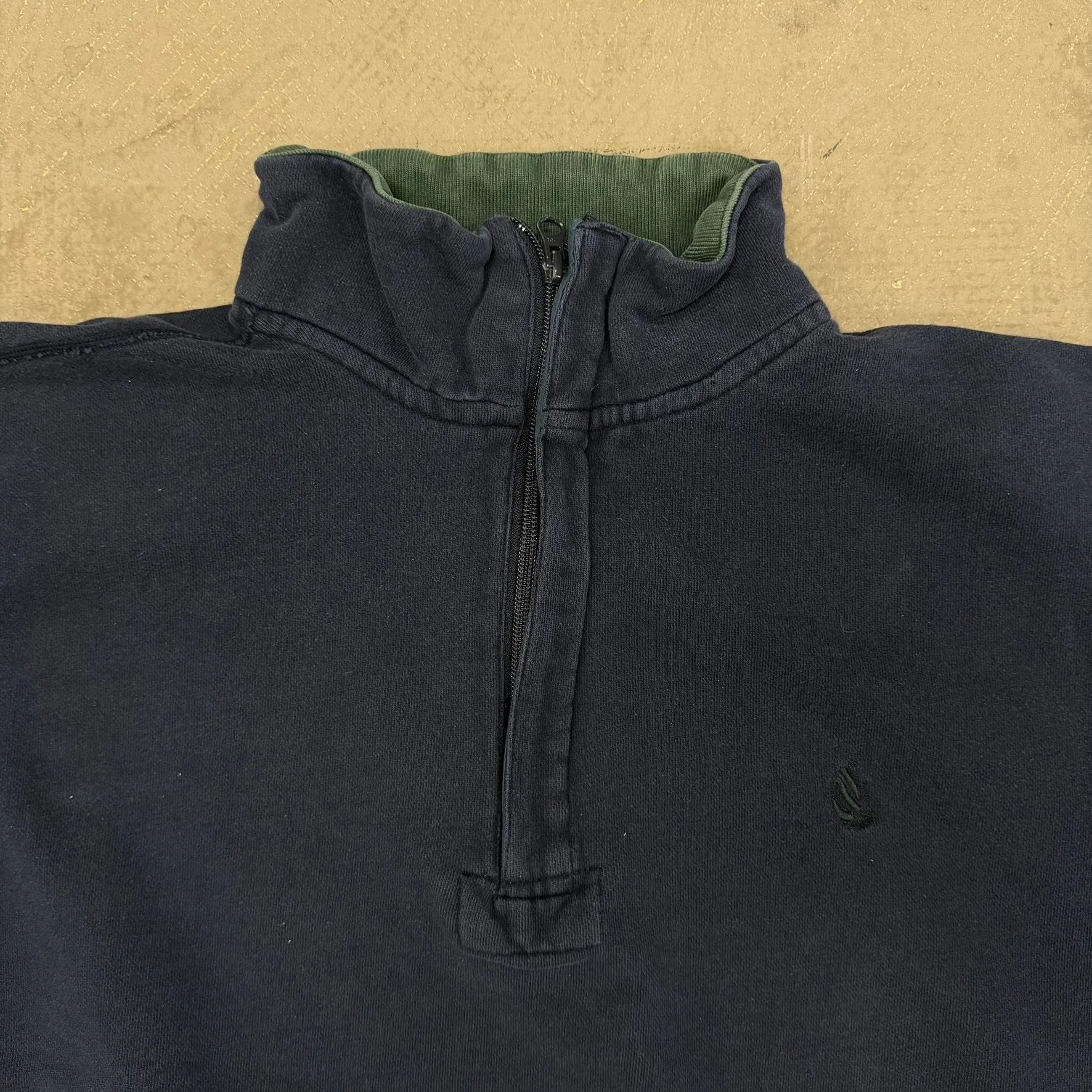 J- Vintage Nautica Navy Quarter Zip Crewneck - 2XL sold by HG Vintage product image thumbnail 3