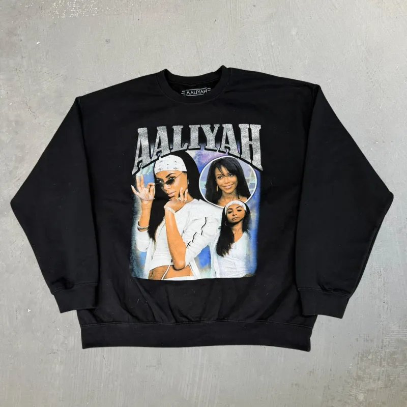 J- Aliyah Picture & Text Crewneck - XL sold by HG Vintage