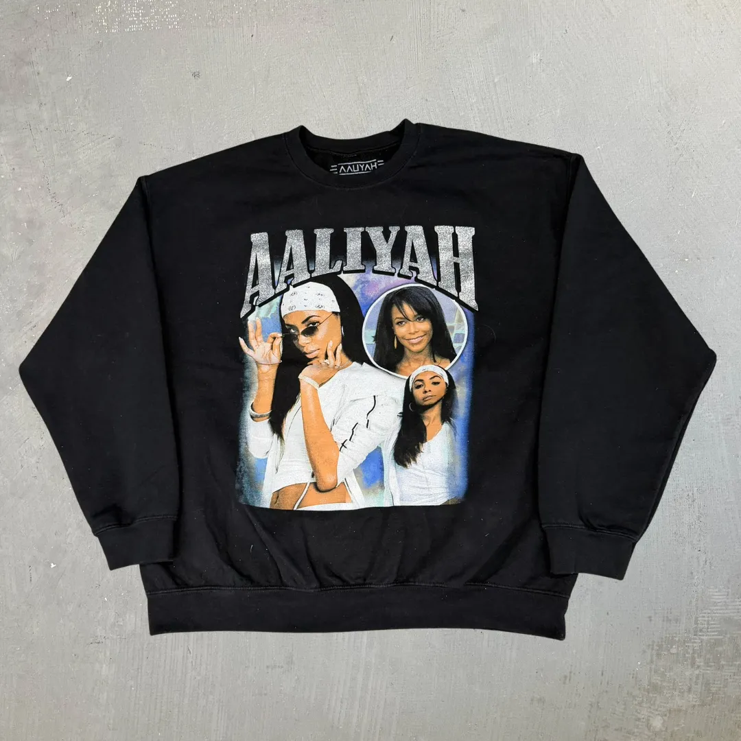 J- Aliyah Picture & Text Crewneck - XL sold by HG Vintage