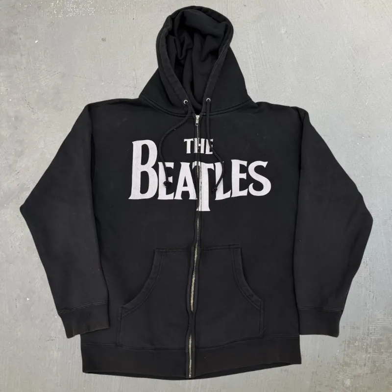 J- Vintage The Beatles Abbey Road Graphic Zip Up Hoodie - L sold by HG Vintage
