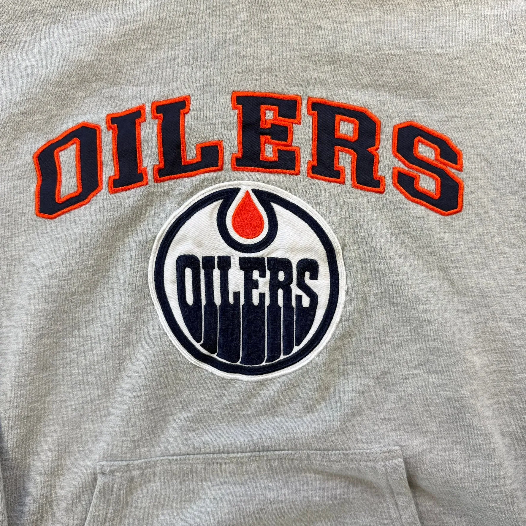 J- Edmonton Oilers NHL Embroidered Logo & Text Hoodie - M sold by HG Vintage product image thumbnail 2