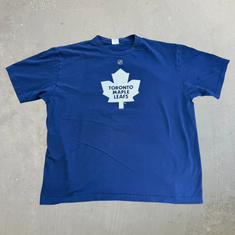J- Vintage Toronto Maple Leafs Kessel NHL Reebok Logo & Text Tee - 2XL made by HG Vintage