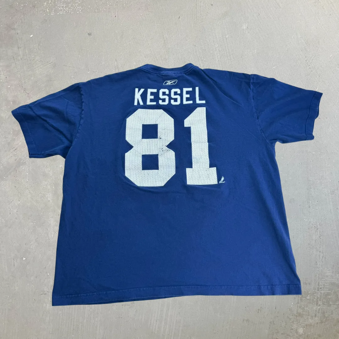 J- Vintage Toronto Maple Leafs Kessel NHL Reebok Logo & Text Tee - 2XL sold by HG Vintage product image thumbnail 3