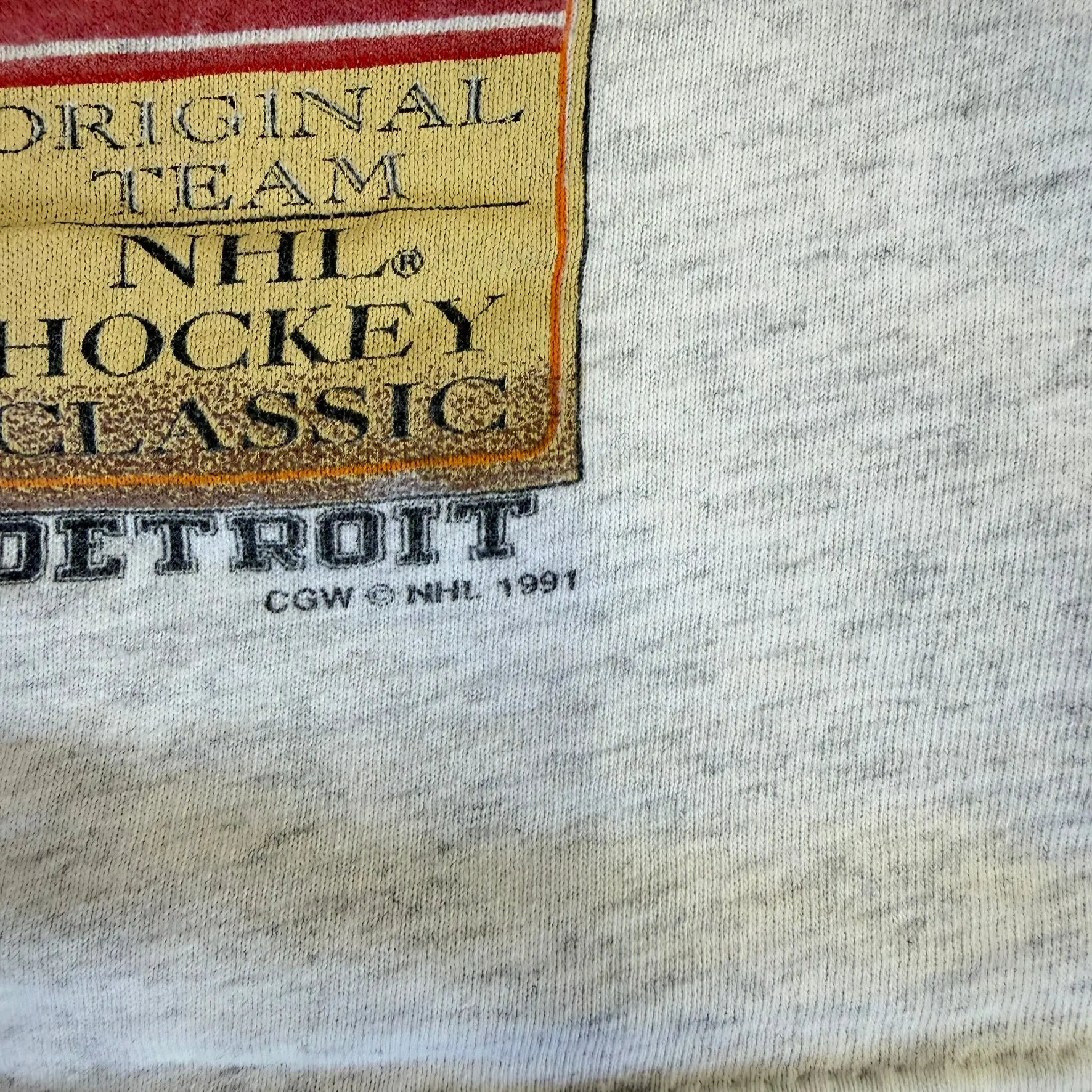 J- Vintage '91 NHL 75th Anniversary Original 6 Teams Graphic Tee - XL sold by HG Vintage product image thumbnail 3