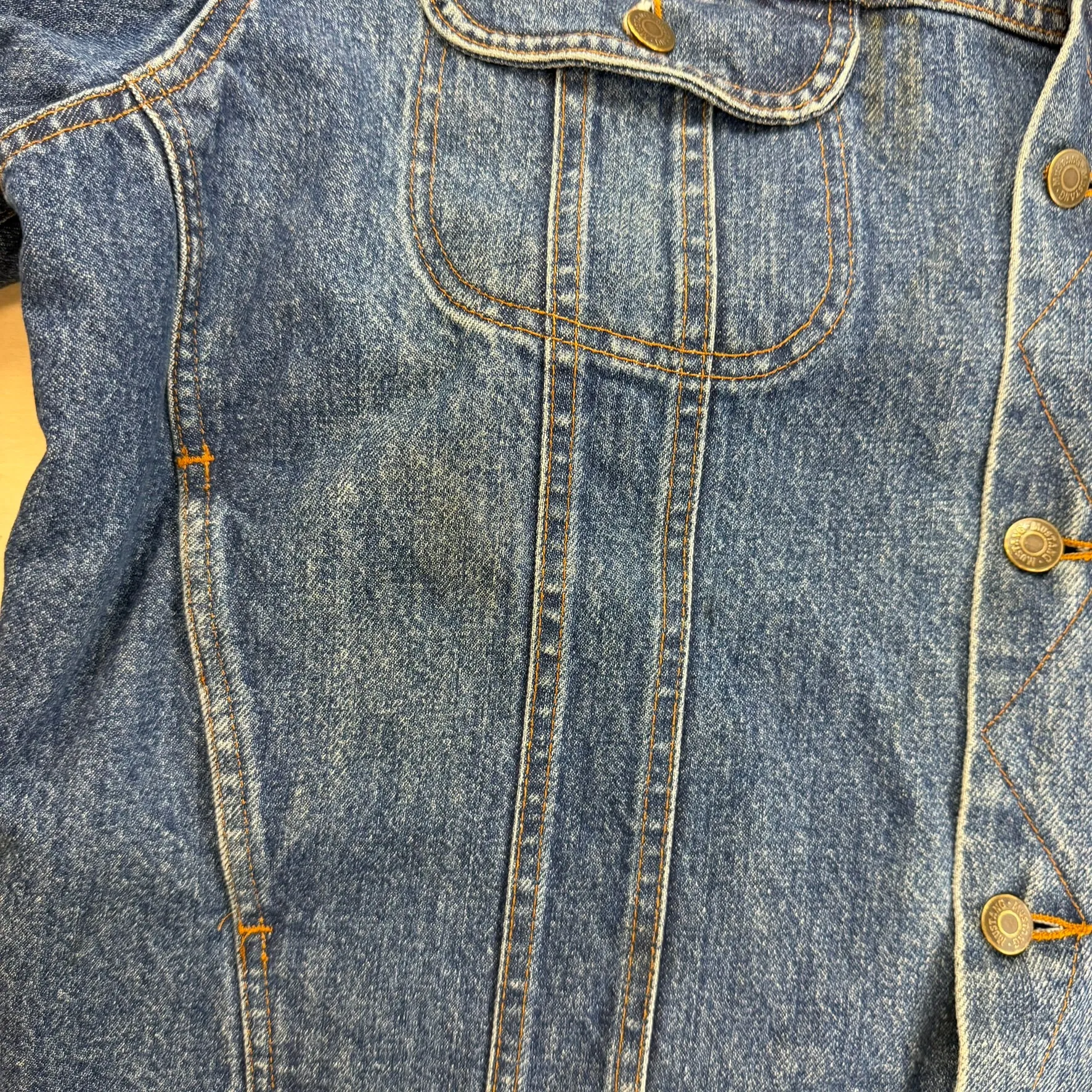 J- Vintage Mustang Storm Rider Blanket Lined Denim Jacket - XL sold by HG Vintage product image thumbnail 4