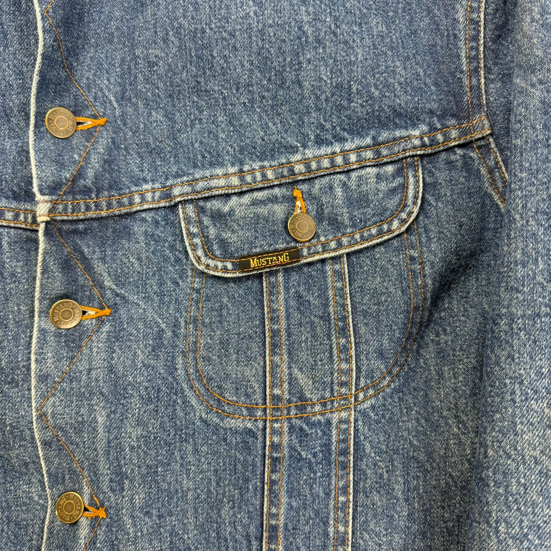 J- Vintage Mustang Storm Rider Blanket Lined Denim Jacket - XL sold by HG Vintage product image thumbnail 5