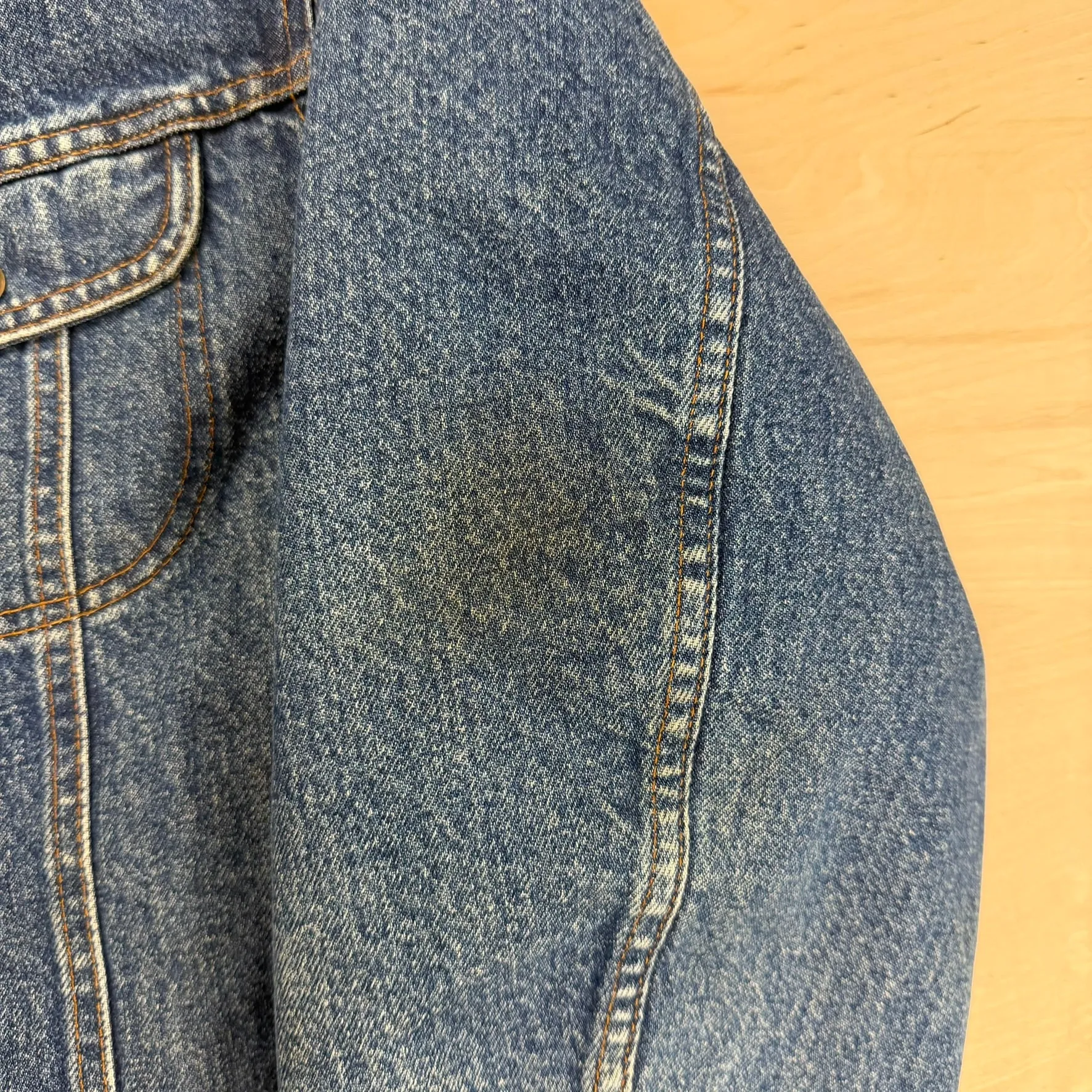 J- Vintage Mustang Storm Rider Blanket Lined Denim Jacket - XL sold by HG Vintage product image thumbnail 3