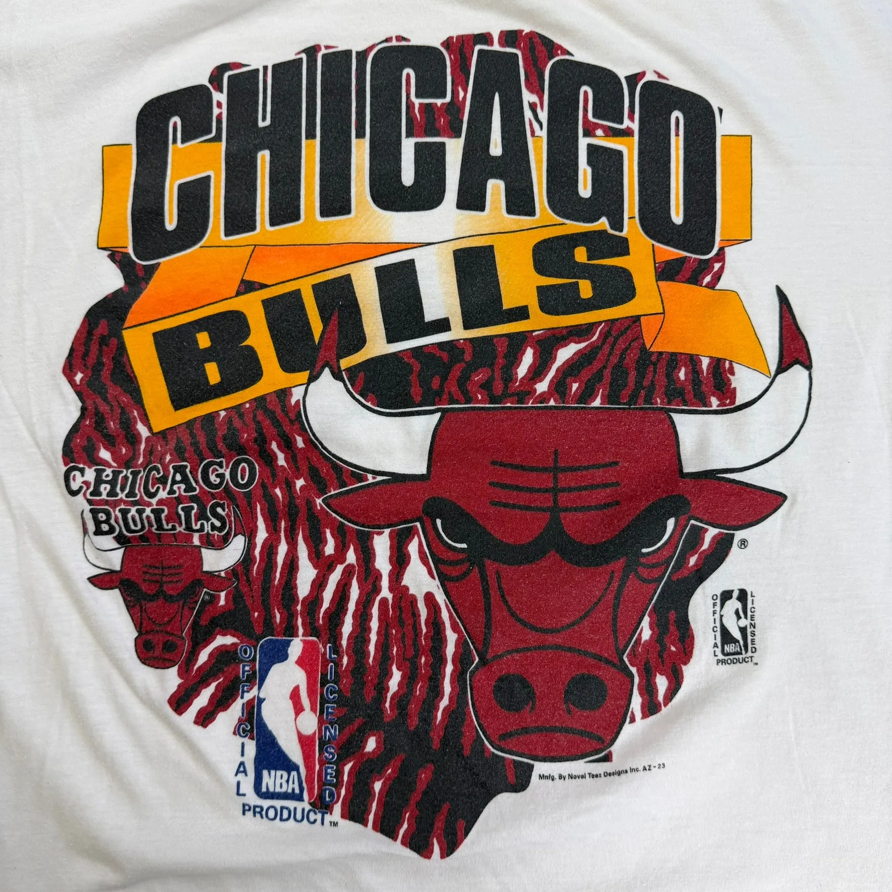 J- Vintage Chicago Bulls NBA Graphic Made In USA Single Stitch Tee - 2XL sold by HG Vintage product image thumbnail 2