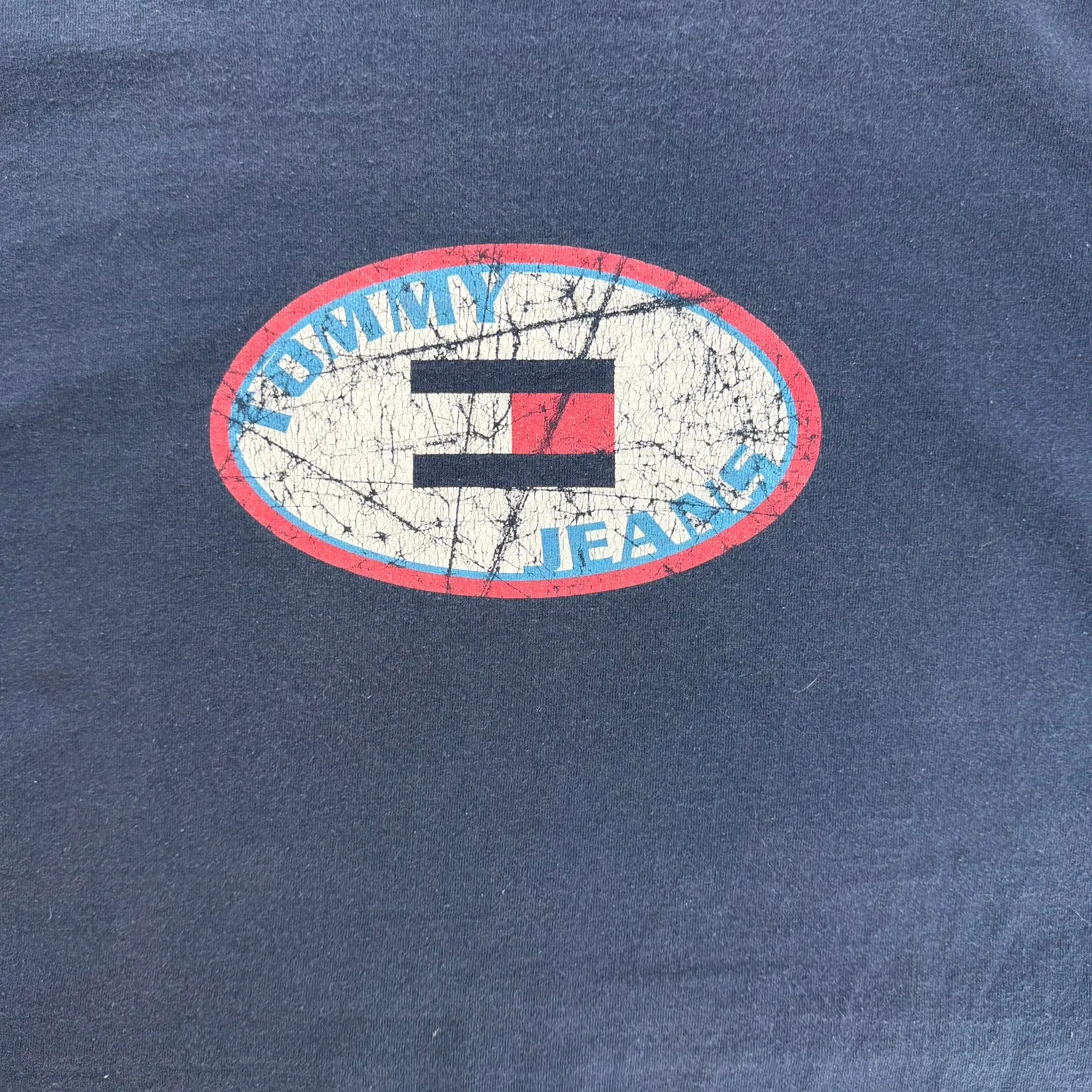 J- Vintage Tommy Hilfiger Logo & Text Tee - 2XL sold by HG Vintage product image thumbnail 2