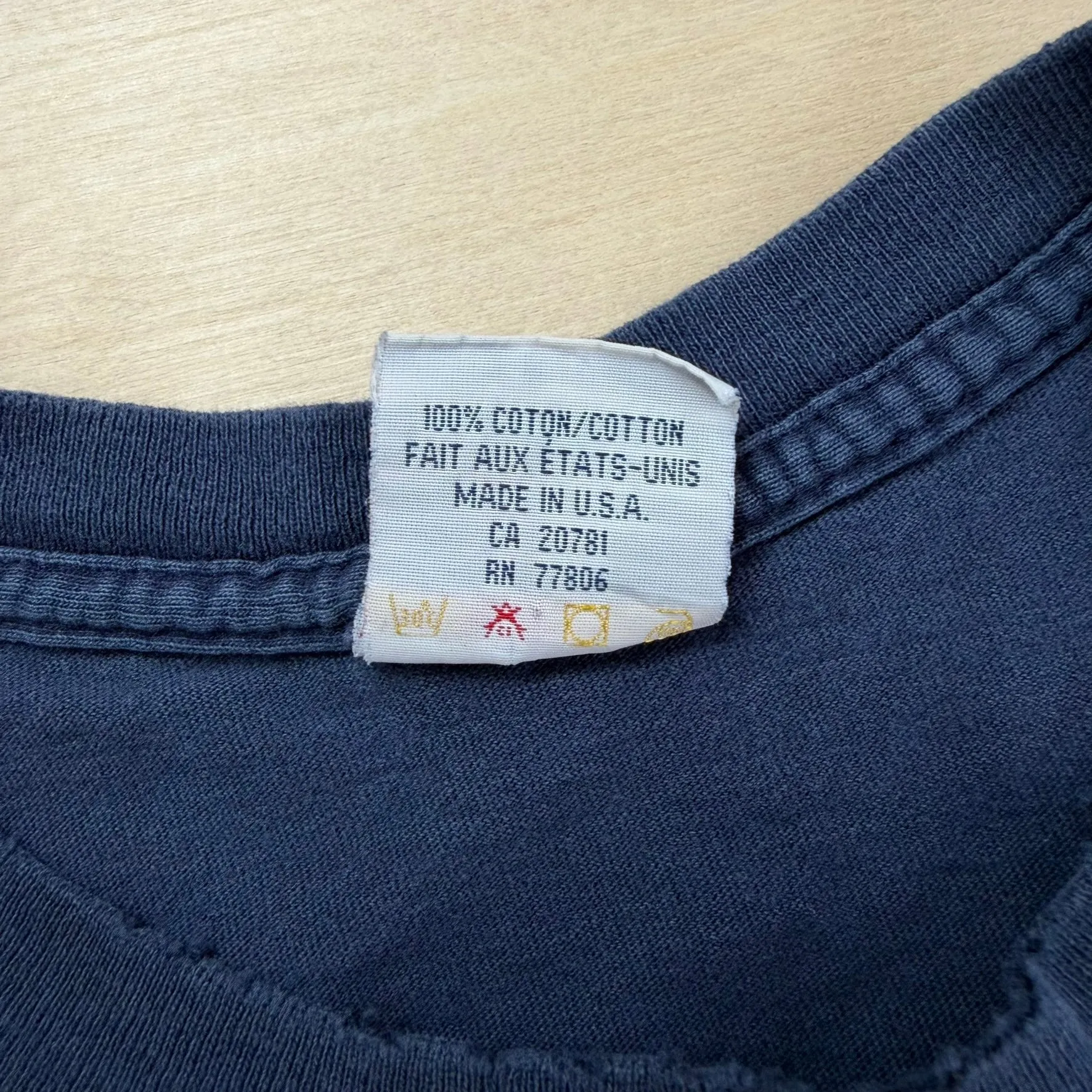 J- Vintage Tommy Hilfiger Text Made In USA Tee - L sold by HG Vintage product image thumbnail 4