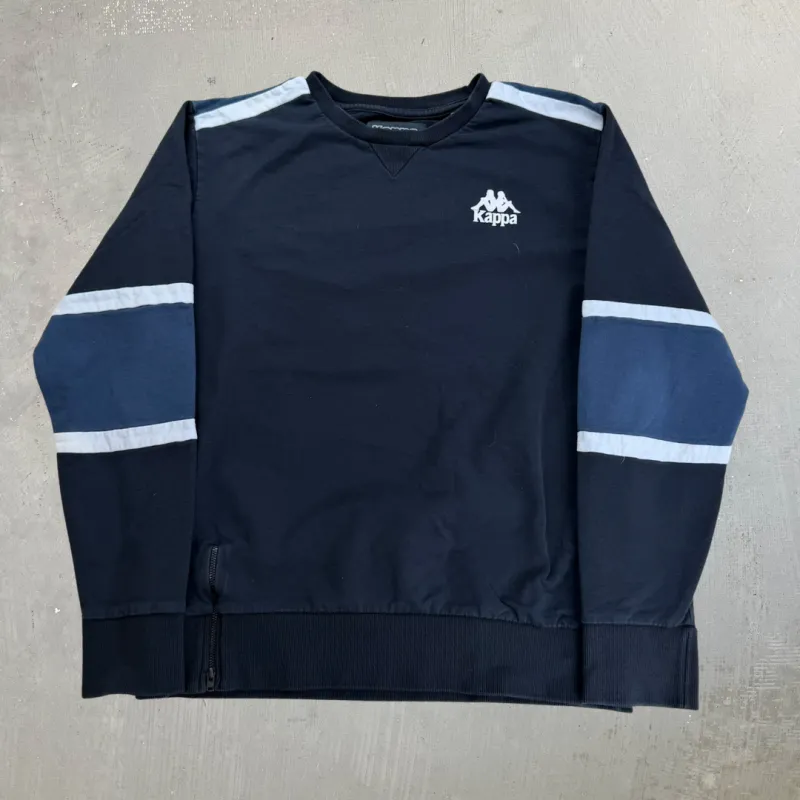 J- Vintage Kappa Puff Print Logo Crewneck - XL made by HG Vintage