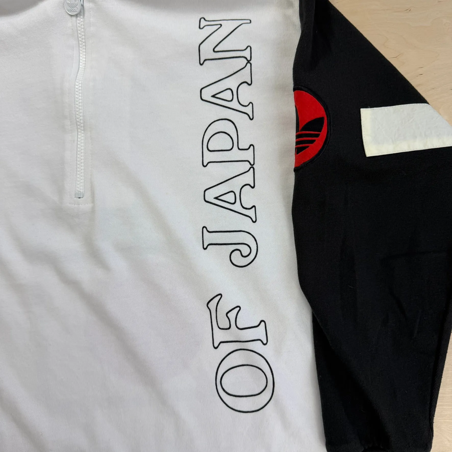 J- Vintage Adidas Of Japan Graphic & Text Quarter Zip Crewneck - S sold by HG Vintage product image thumbnail 2