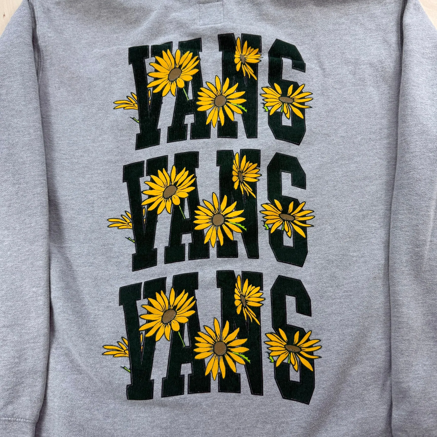 J- Vans Sun Flower Graphic & Text Hoodie - M sold by HG Vintage product image thumbnail 4