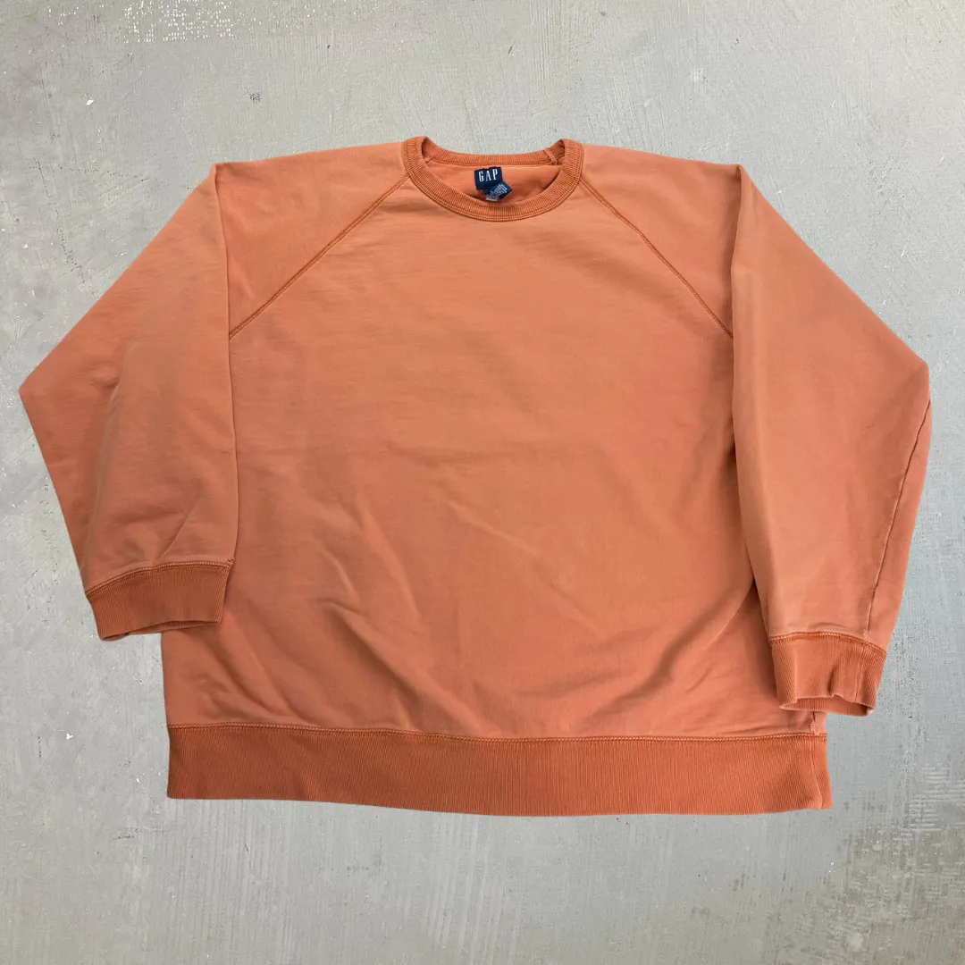 J- Vintage GAP Blank Orange Crewneck - 2XL sold by HG Vintage